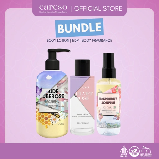 Image of Careso Full Series Bundle - Body Lotion + EDP + Body Fragrance