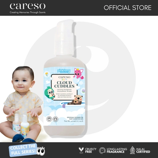 Image of Careso Baby x Pinkfong Face & Body Wash - Cloud Cuddles 200ml