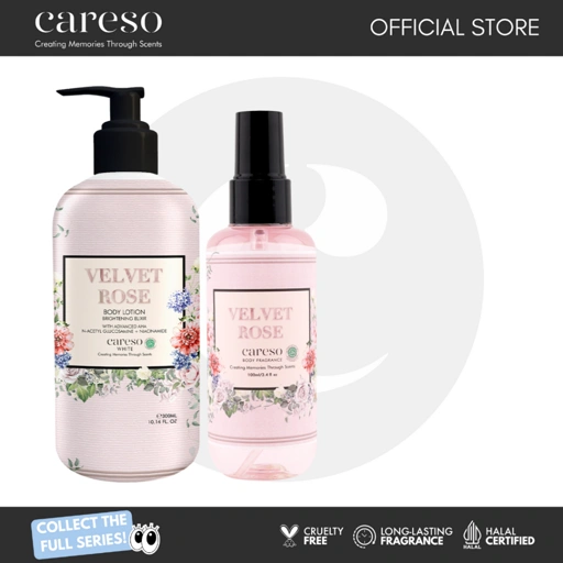 Image of Velvet Rose Series (Lotion + Fragrance Combo)