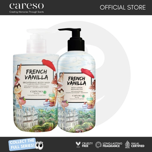 Image of CARESO Bath Duo - Body Wash + Body Lotion