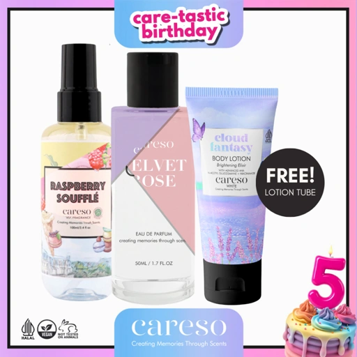Image of BUY 2 GET 3 Careso EDP + Body Fragrance Free Tube