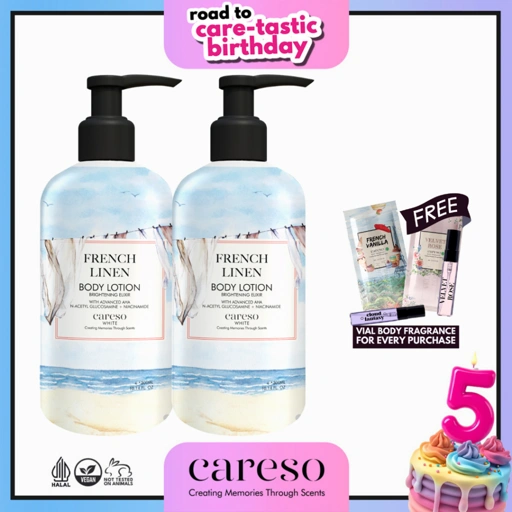Image of Double Combo French Linen Lotion - 300ml x 2