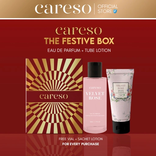 Image of Careso - Festive box (EDP + TUBE LOTION 50 ml) - Holiday Hampers