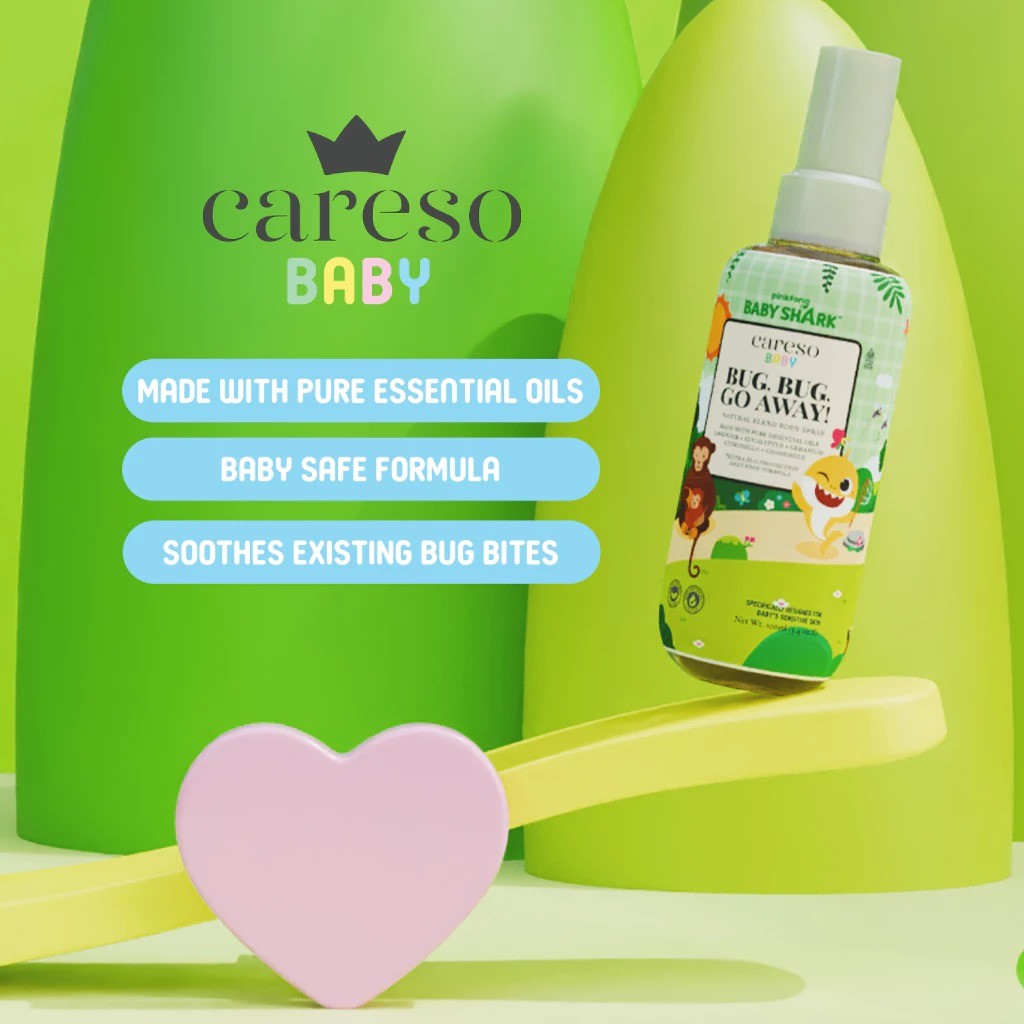 [BUNDLE CARESO BABY] Sun, Sun, Go Away + Bug Bug Go Away (2in1 Sunscreen + Body Spray Anti Nyamuk)