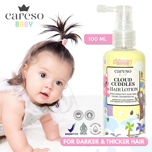 Image of Careso Baby x Pinkfong - Hair Lotion (Rambut tebal dan hitam) 100ml