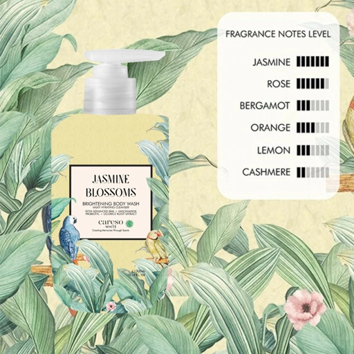 Image of CARESO - Jasmine Blossoms Bath Duo (Body Wash + Body Lotion)