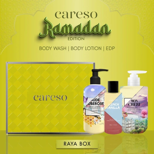 Image of Careso Raya Box Ramadhan Hampers (EDP + Lotion + Wash)