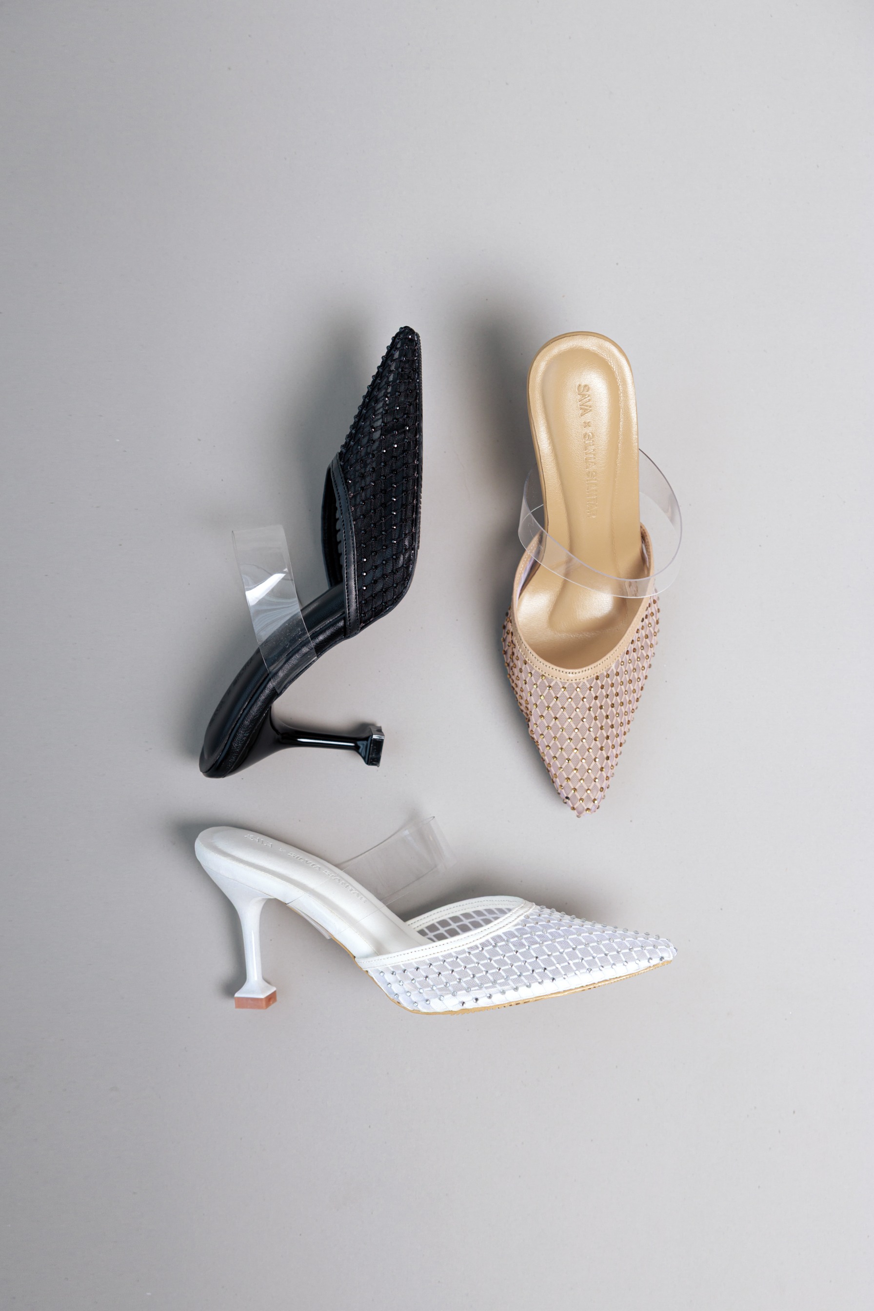 SAVA x SILVIA SIANTAR l CRYSTAL STARDUST HEELS