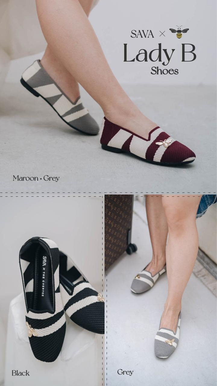 SAVA x THE OVERTEE | Lady B Flatshoes