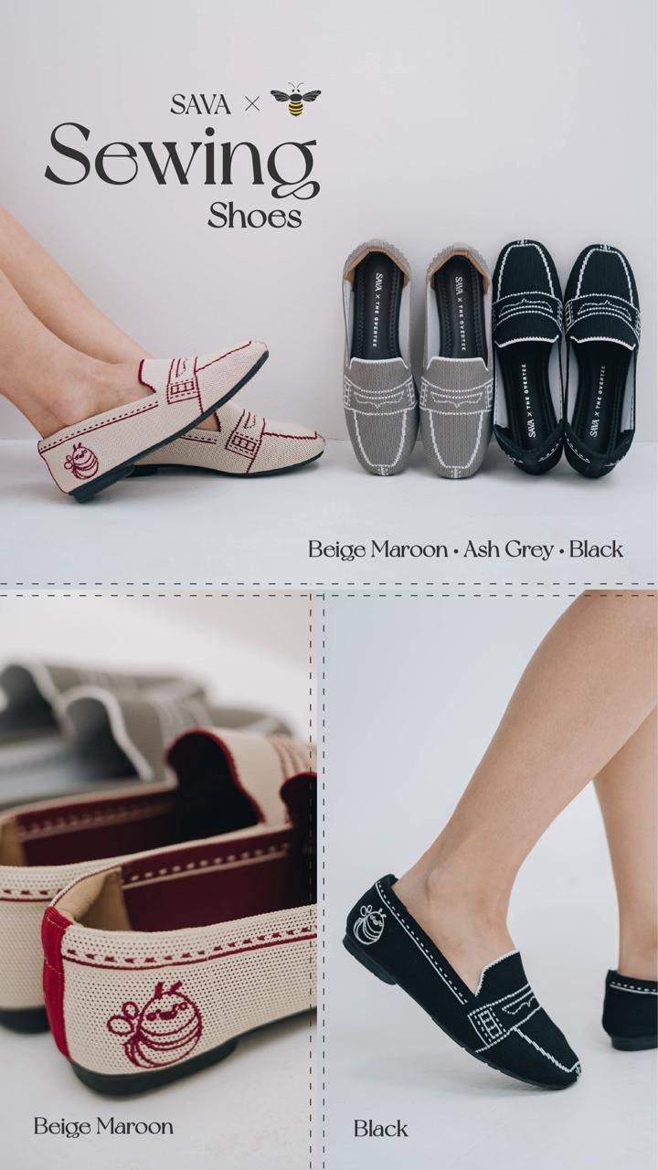 SAVA x THE OVERTEE | Sewing Flatshoes