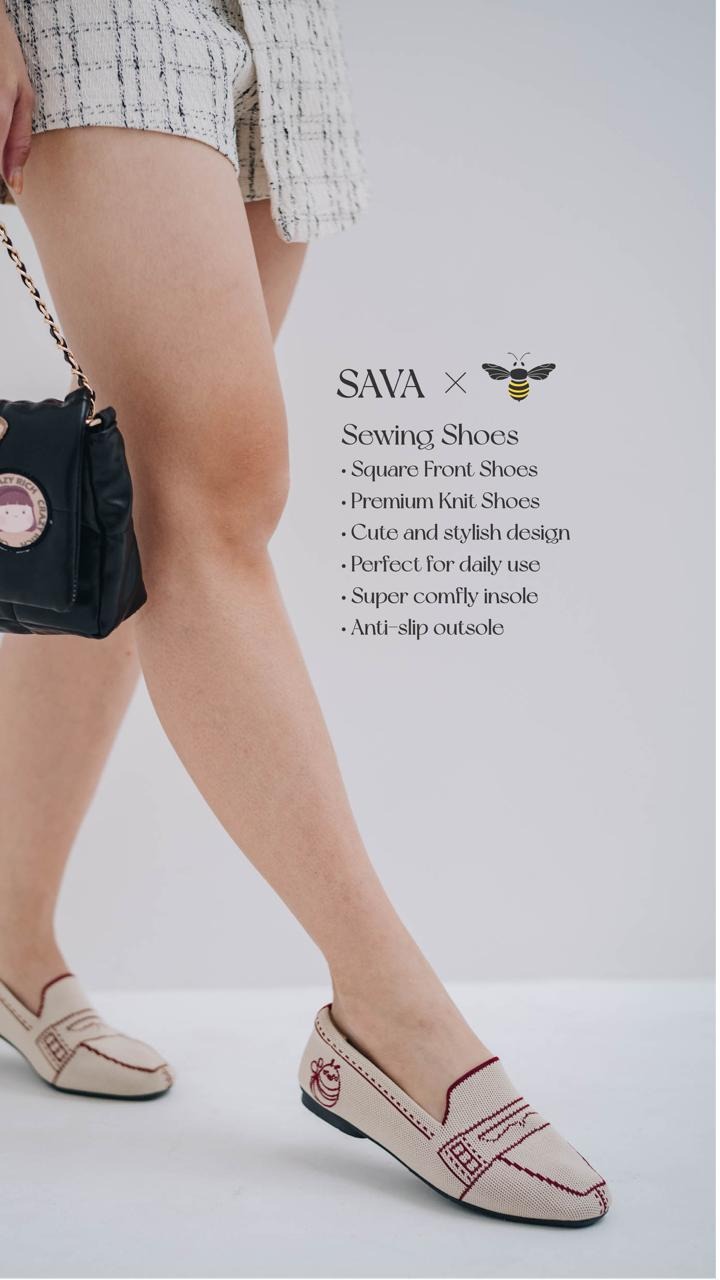 SAVA x THE OVERTEE | Sewing Flatshoes