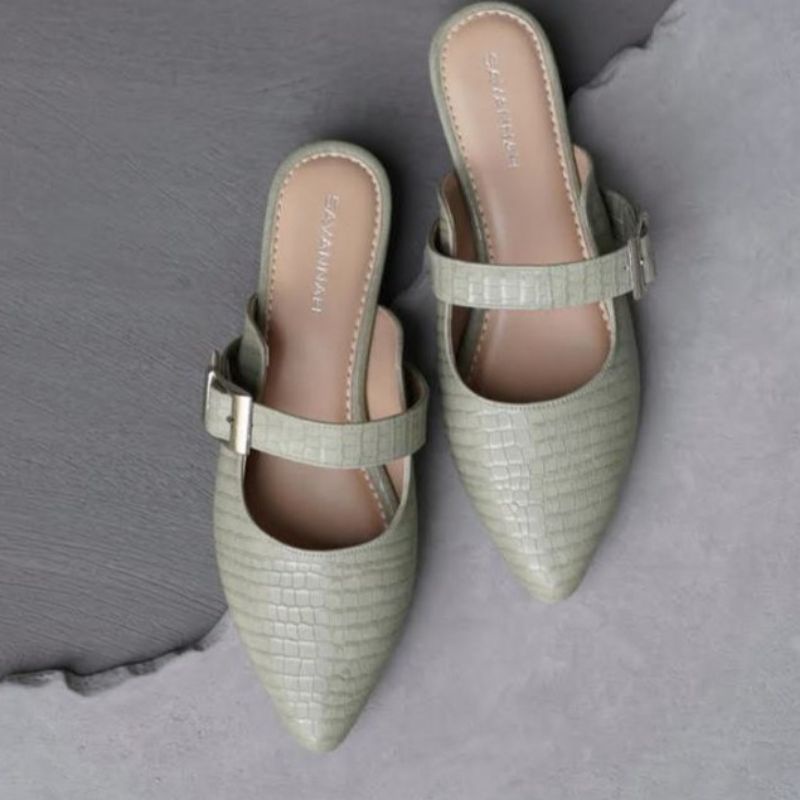 SAVA - Amanda Sandal Mules slip on croco