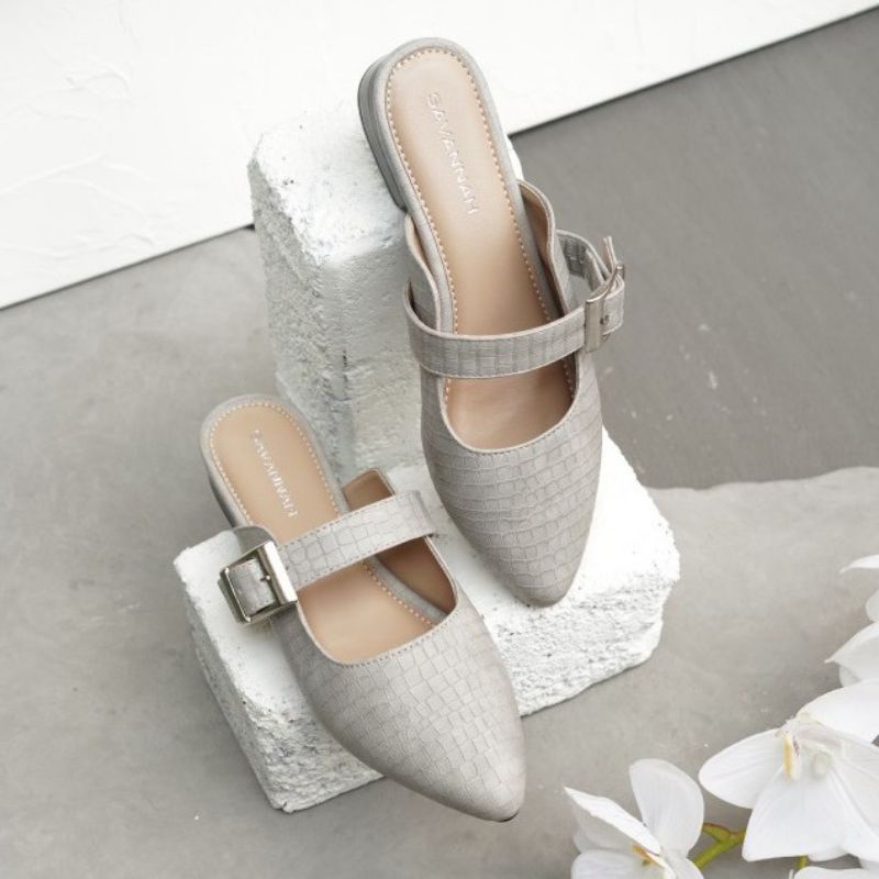 SAVA - Amanda Sandal Mules slip on croco