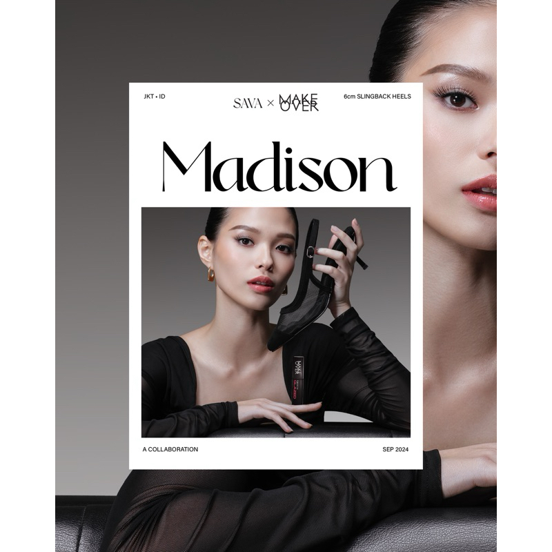 SAVA x MAKE OVER | Madison slingback heels