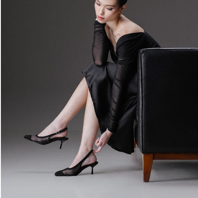 SAVA x MAKE OVER | Madison slingback heels