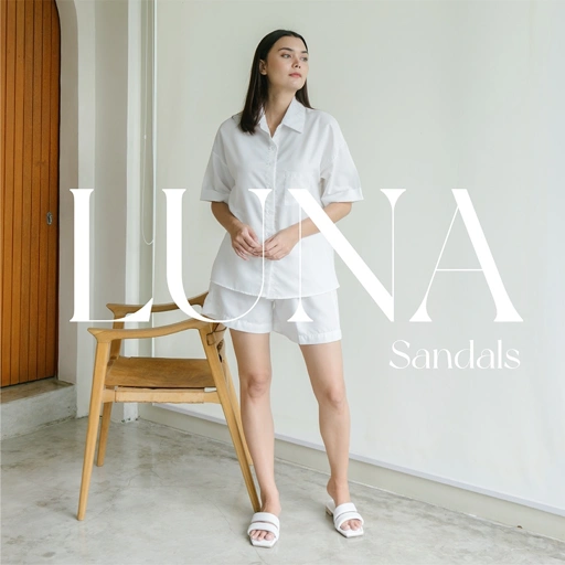 Image of SAVA - Luna Sandals | Sendal Flat Wanita