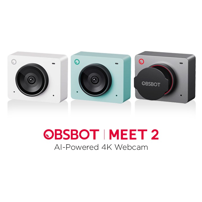 OBSBOT Meet 2 AI-Powered 4K Webcam Streaming Camera