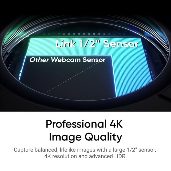 Insta360 LINK 2 / LINK 2C 4K AI UHD Webcam Portable