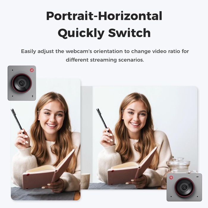 OBSBOT Meet 2 AI-Powered 4K Webcam Streaming Camera