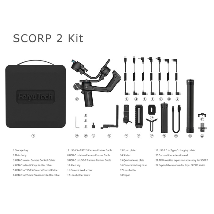 Feiyutech SCORP 2 Gimbal Standar KIT