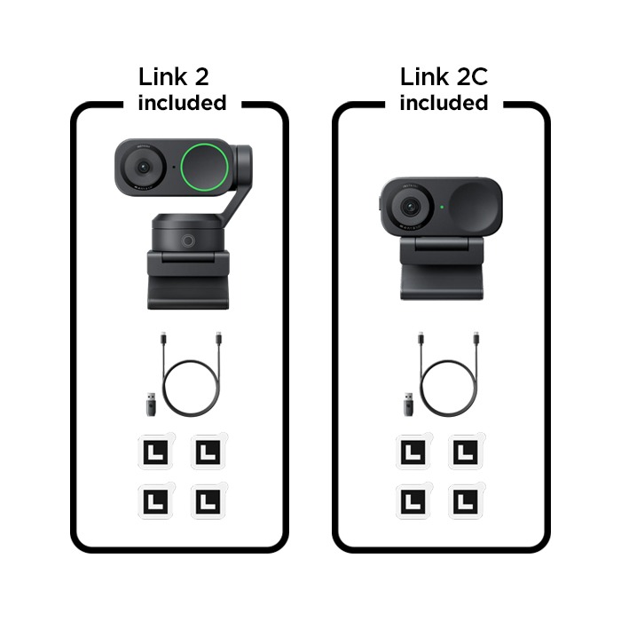 Insta360 LINK 2 / LINK 2C 4K AI UHD Webcam Portable
