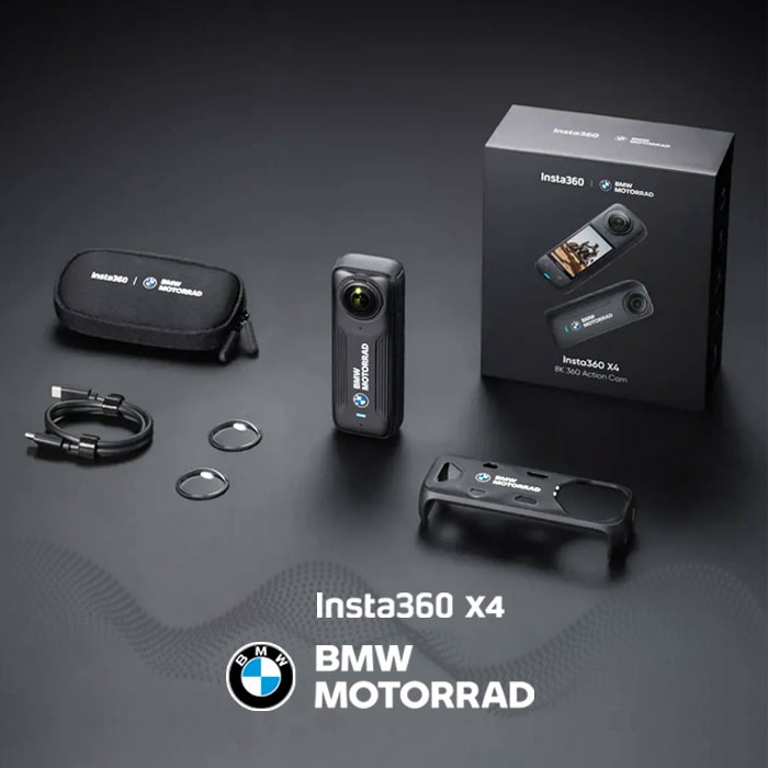 Insta360 X4 8K Action Camera - edisi BMW Motorrad