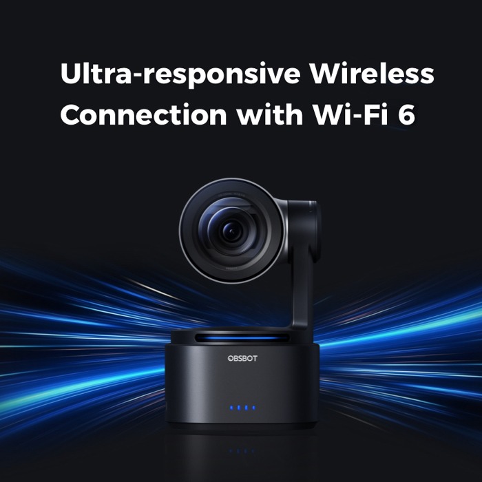 OBSBOT Tail 2 - AI-Powered PTZR 4K Live Production Camera