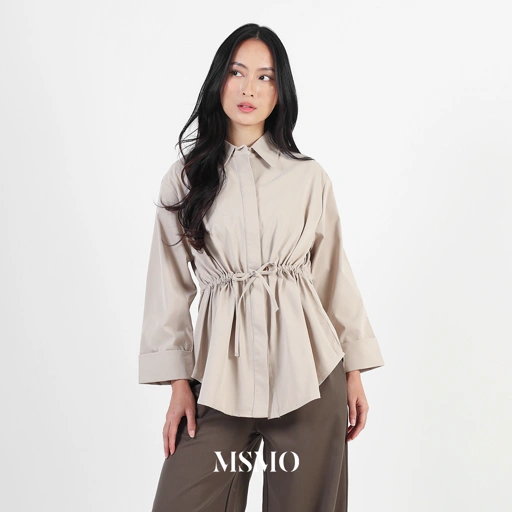 Image of MSMO Astrid Shirt Blouse / Atasan Wanita / Blouse Wanita / Atasan Wanita Blouse / Blouse Hitam