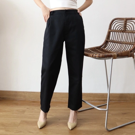 Image of MSMO Noona High Waist Pants / Office Pants Wanita / Celana Wanita / Celana Panjang Wanita