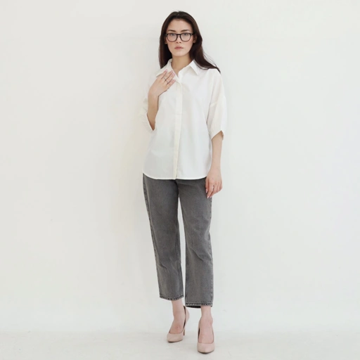 Image of MSMO Seira Oversized Shirt / Blouse Oversize / Kemeja Wanita