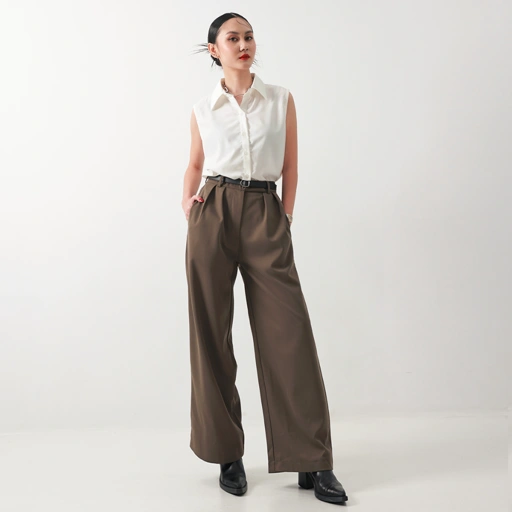 Image of MSMO Alpha Pants Cullote Pants Wanita / Kulot Highwaist Wanita / Celana Kulot Wanita Casual Formal