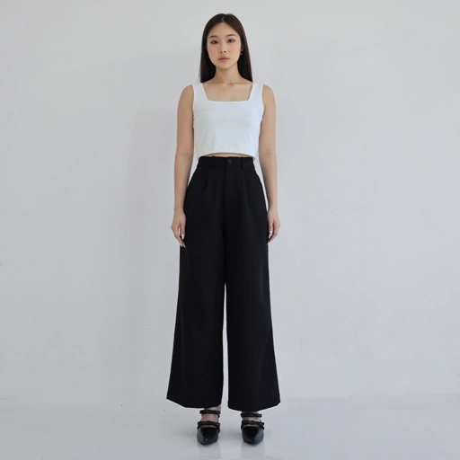 Image of MSMO Alora Straight Pants / Celana Kantor / Celana Kulot Wanita / Kulot Wanita Polos