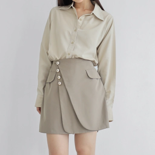 Image of MSMO Celia Skort Highwaist / Hot Pants Wanita / Celana Pendek Wanita