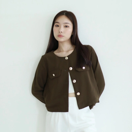 Image of MSMO Selene Outer Wanita Lengan Panjang / Long Outer Wanita / Outer Basic Wanita / Cardigan Wanita / Jaket Wanita / Cardigan