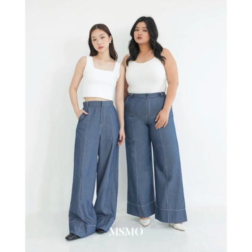 Image of MSMO Rayne Pants Denim / Bawahan Wanita / Celana Panjang