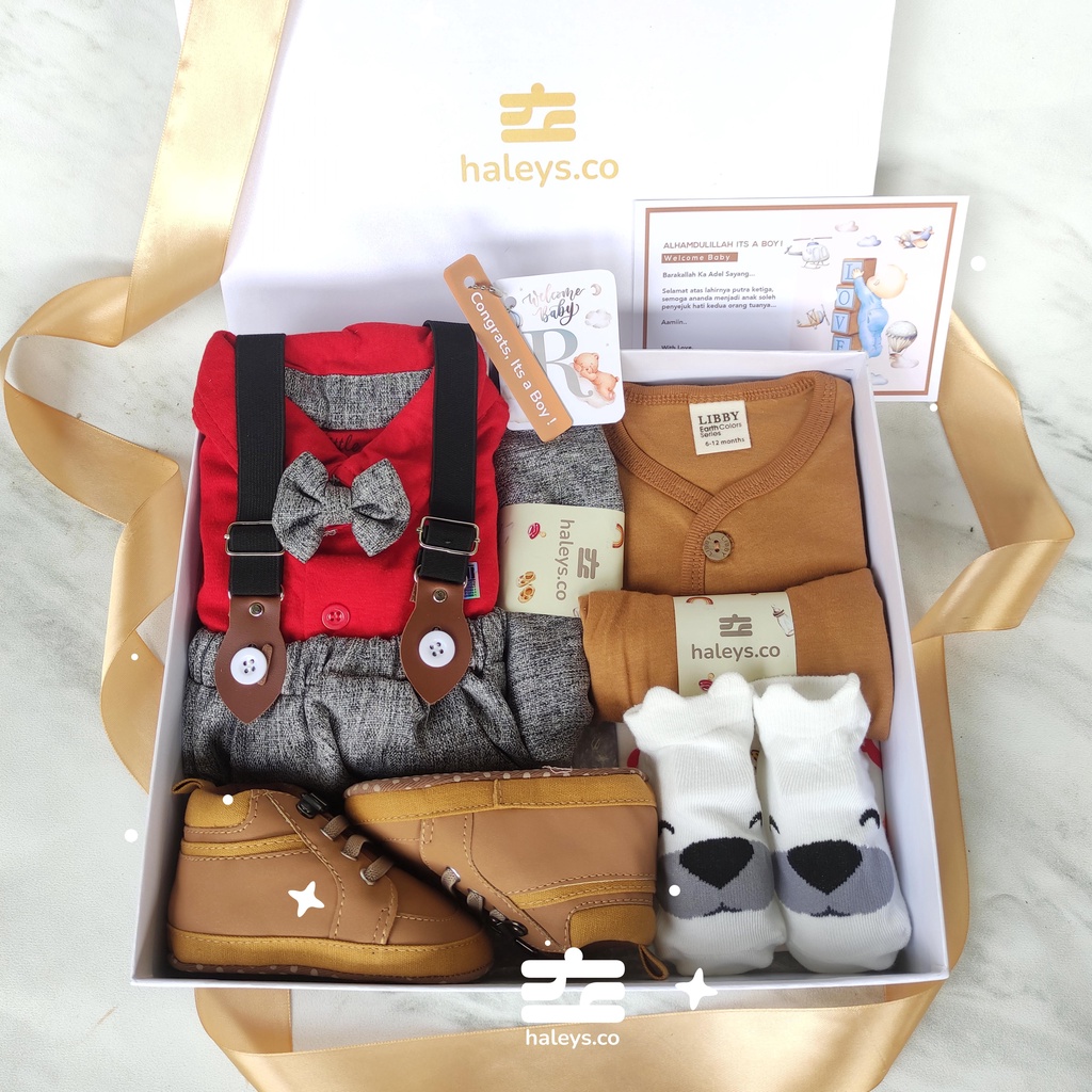Baby Tuxedo Red Set / 6 - 12 Month