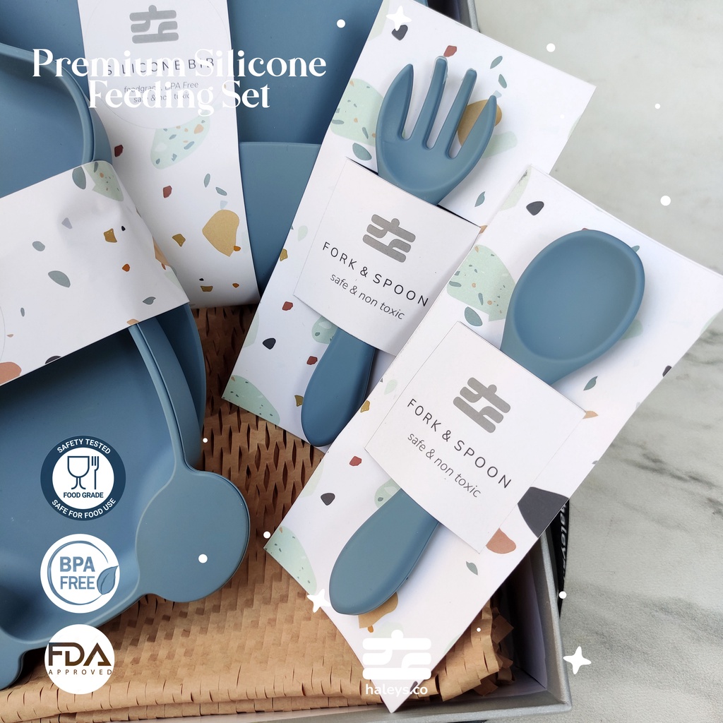 Fox Blue Feeding Set / 6 - 24 Month