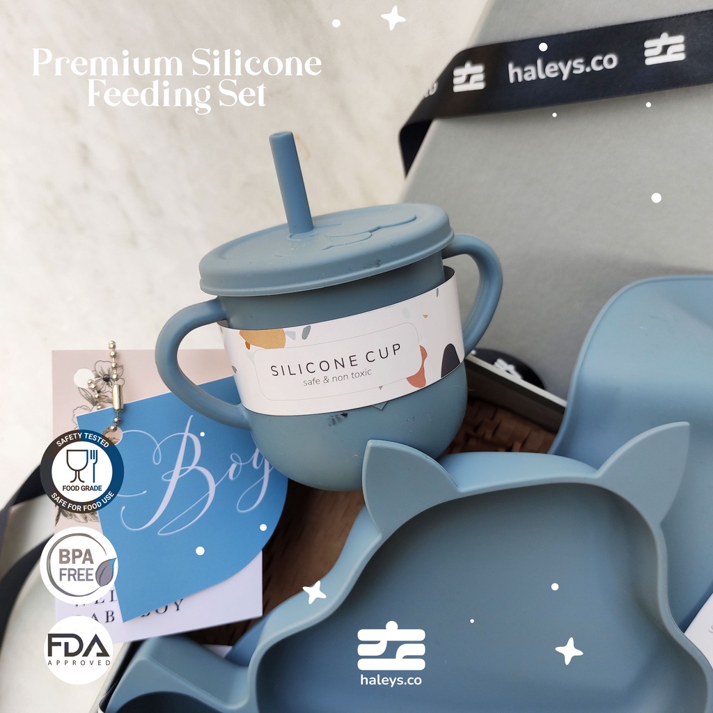 Fox Blue Feeding Set / 6 - 24 Month