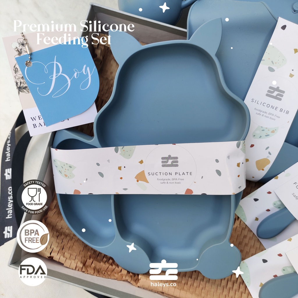Fox Blue Feeding Set / 6 - 24 Month