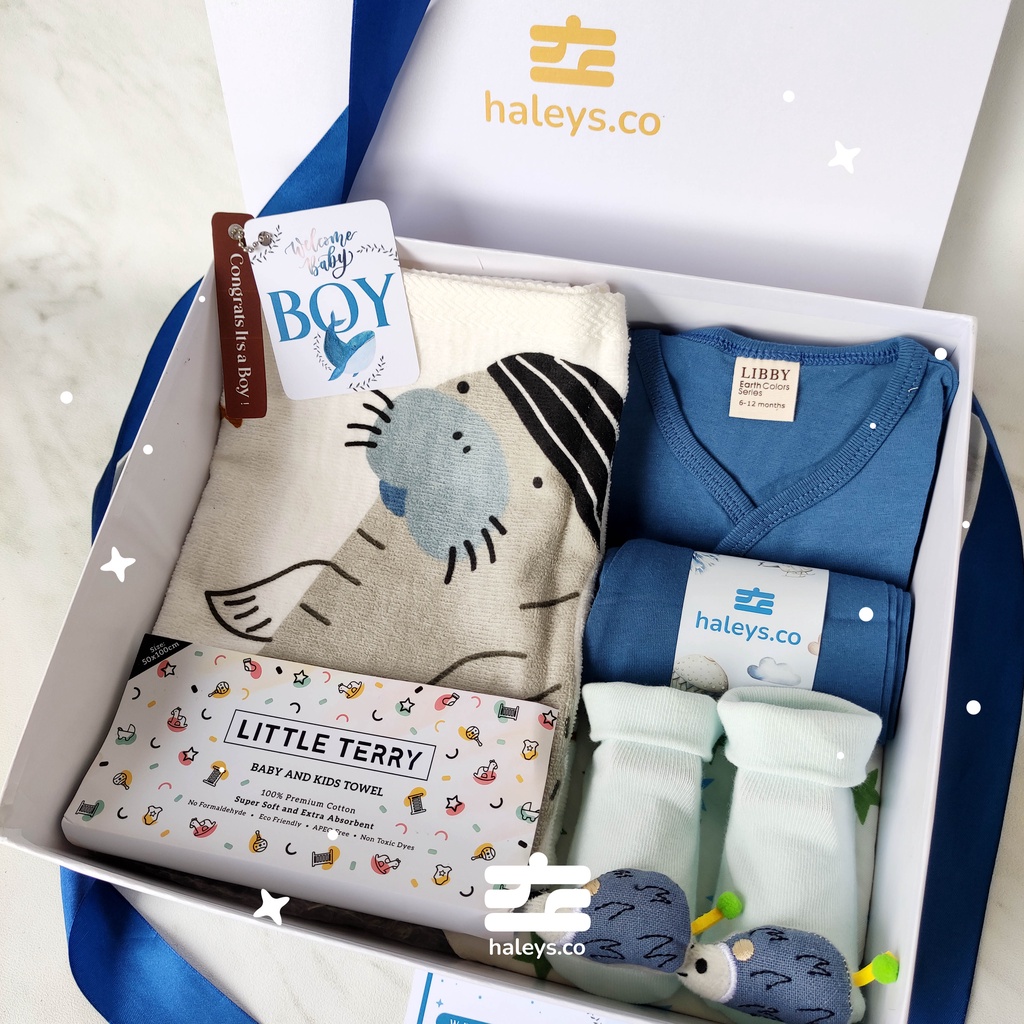 Little Terry Blue Sea Set (Boy) / 0 - 12 Month