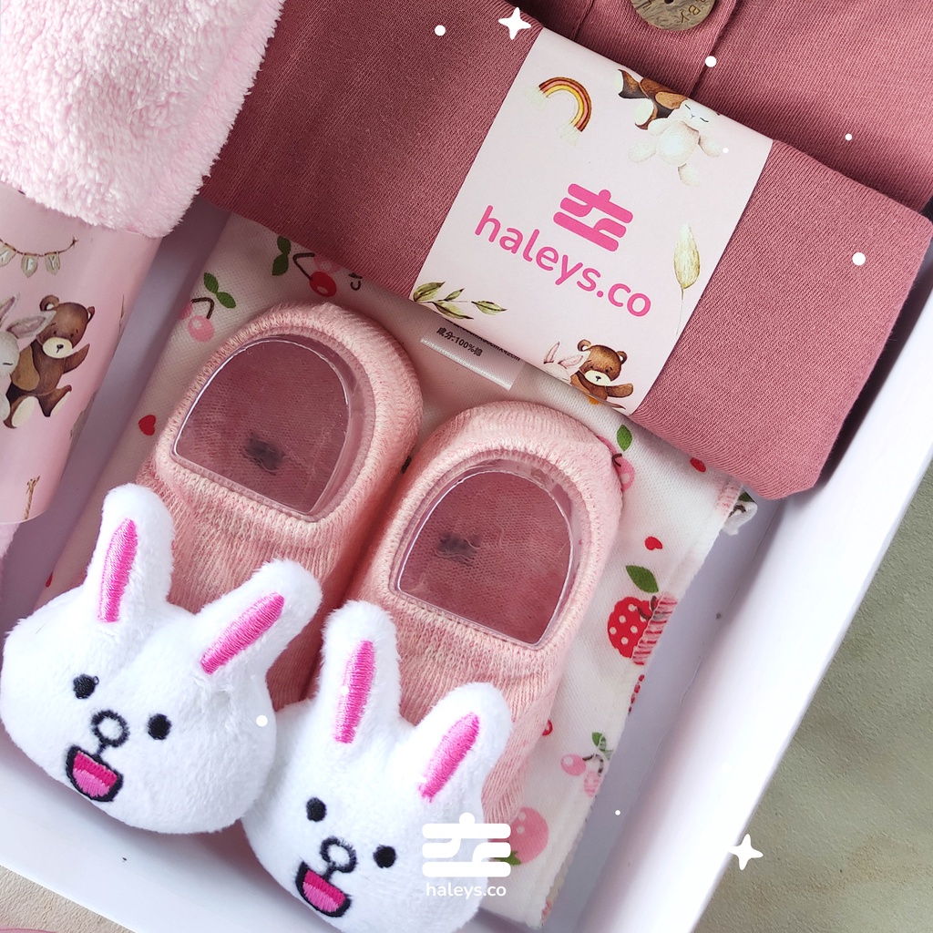 Dress Peach Towel Set / 6 - 12 Month