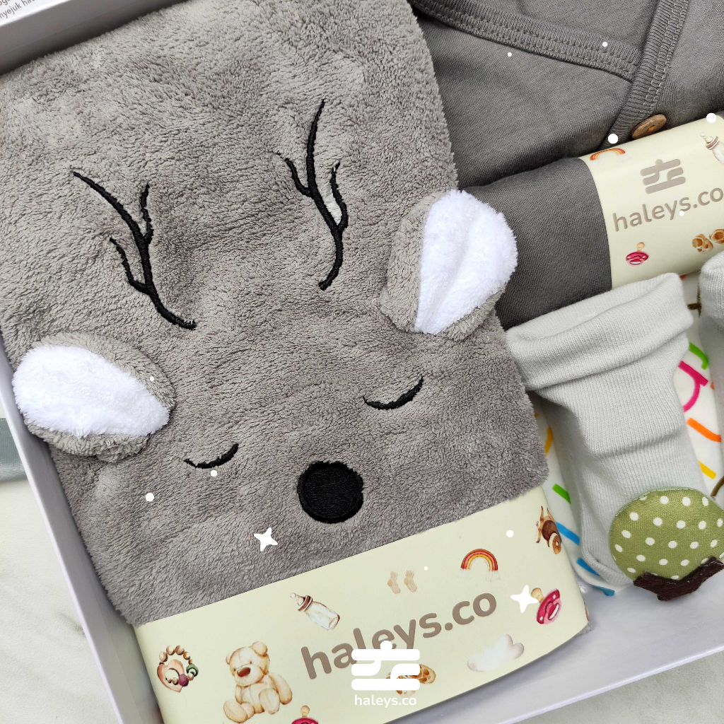 Baby Care Set Grey ( Boy ) / 0 - 12