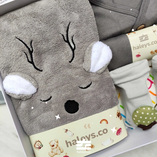 Baby Care Set Grey ( Boy ) / 0 - 12