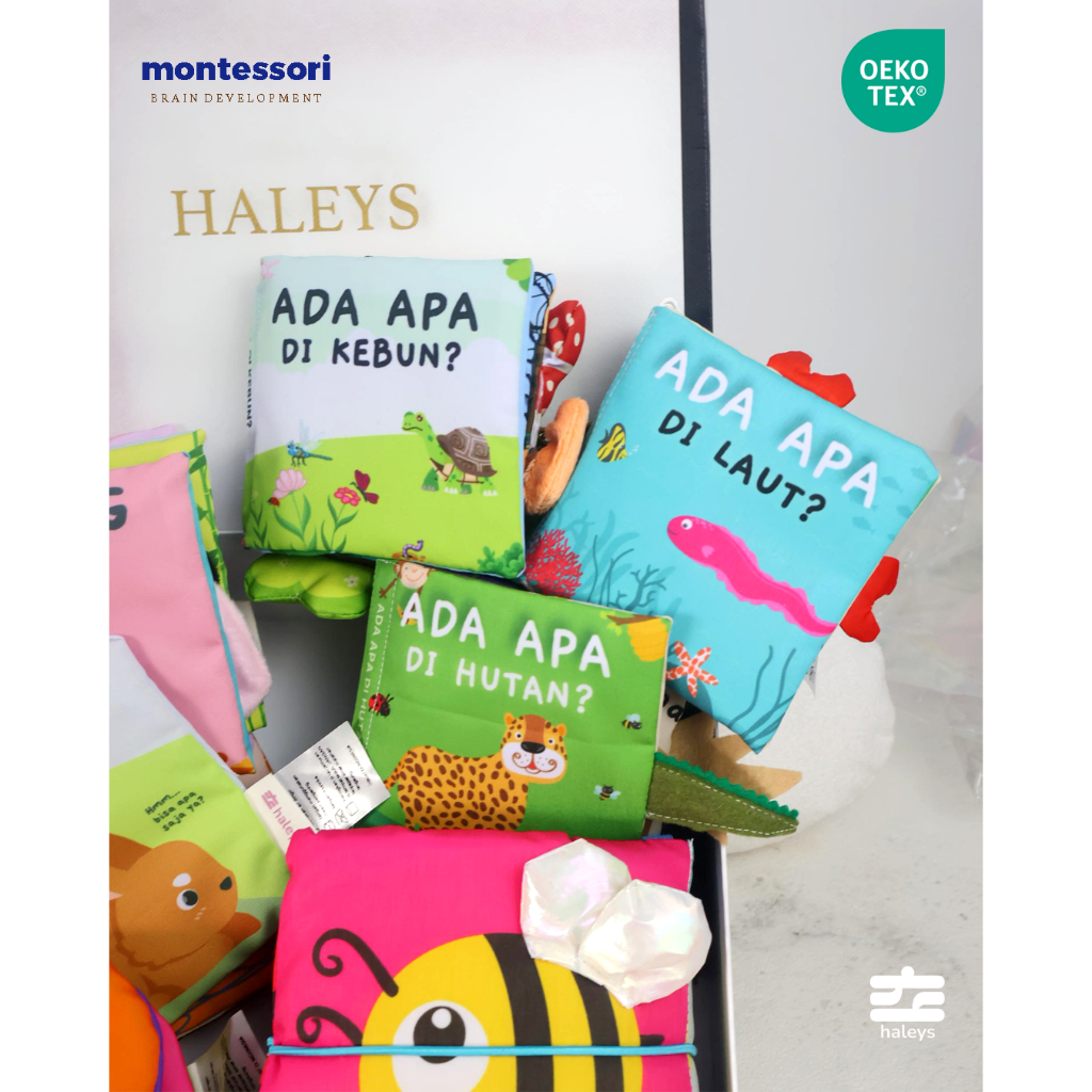 Montessori Sensory Books - Buku Edukasi 