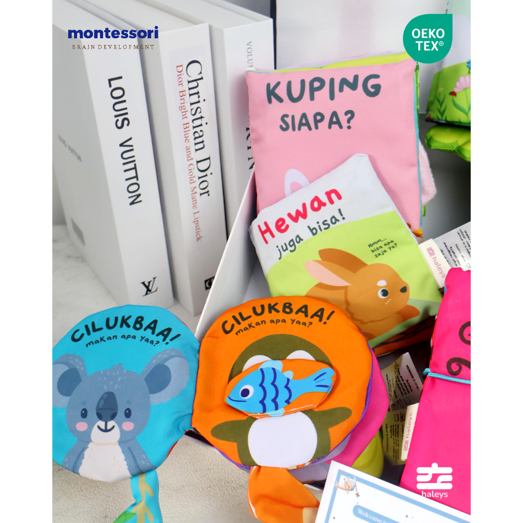 Montessori Sensory Books - Buku Edukasi 