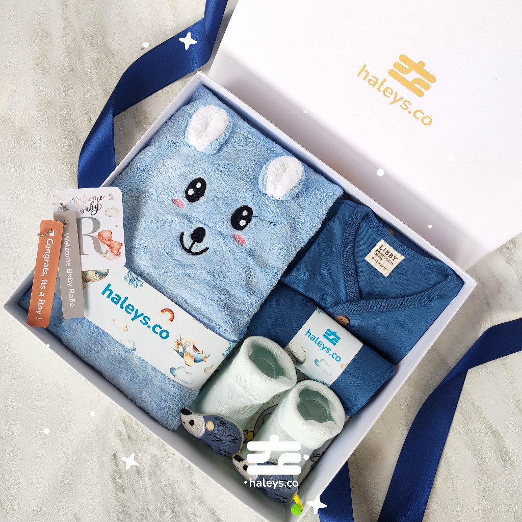 Microfiber Blue Sea Set / 0 - 12 Month 