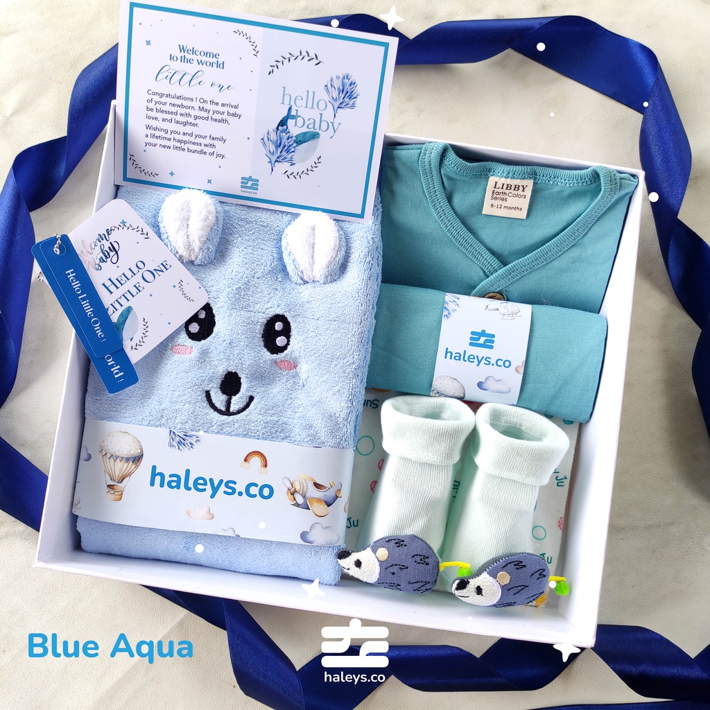 Microfiber Blue Sea Set / 0 - 12 Month 