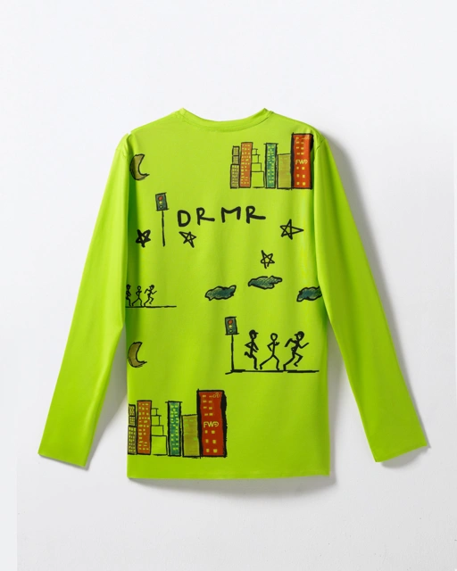Image of MEN’S Long Sleeve - Acid Lime