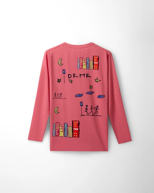 Image of Men's Long Sleeve - Pink