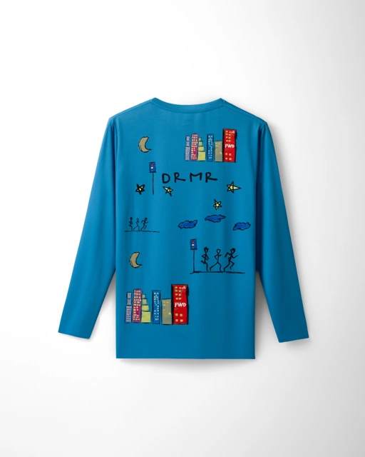 Image of Men's Long Sleeve - Blue